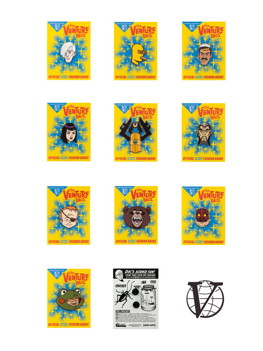 The Venture Bros. Enamel Pin FULL SET #2