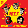 The Venture Bros. Enamel Pin ANTAGONISTS SET