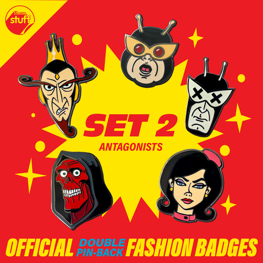 The Venture Bros. Enamel Pin ANTAGONISTS SET