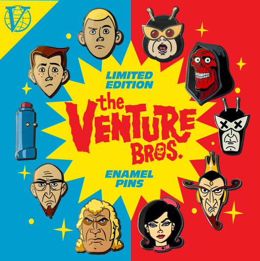 The Venture Bros. Enamel Pin FULL SET