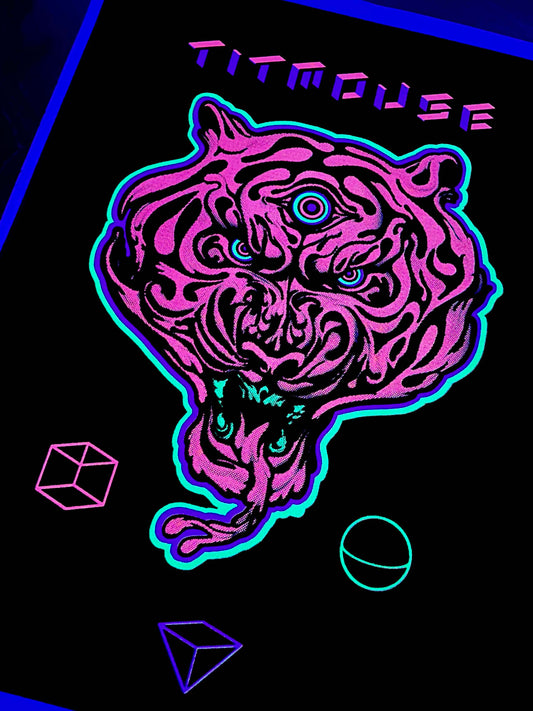 LIMITED EDITION! GLOWING BLACKLIGHT Lord of Shapes Poster