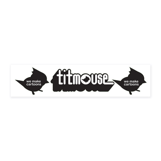 Titmouse Logo 3-Part Bumper Sticker! – Titmouse Stuff
