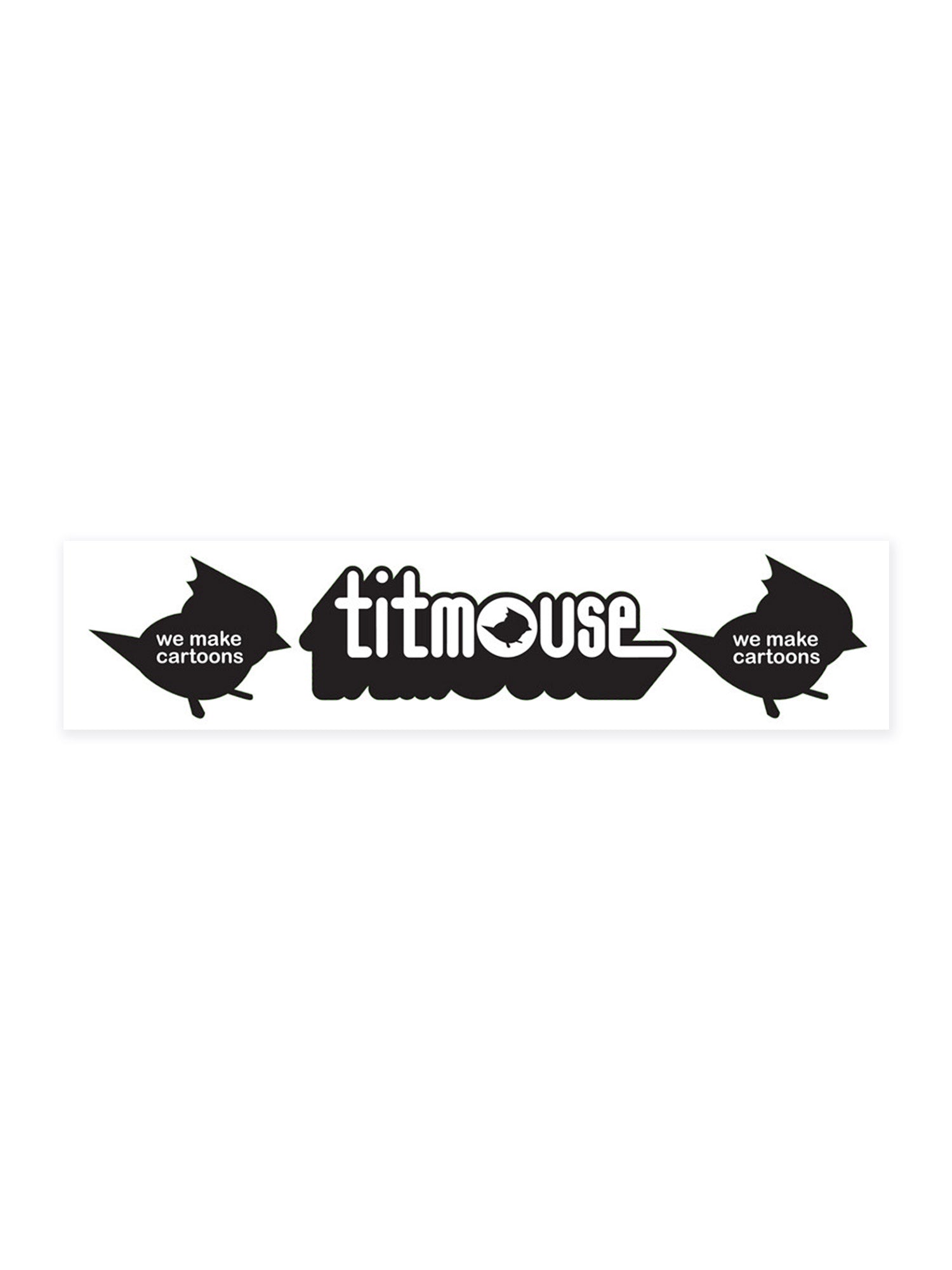 Titmouse Logo 3-Part Bumper Sticker! – Titmouse Stuff