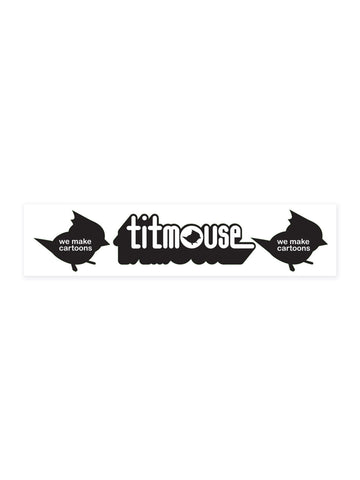 Titmouse Logo 3-Part Bumper Sticker! by Titmouse